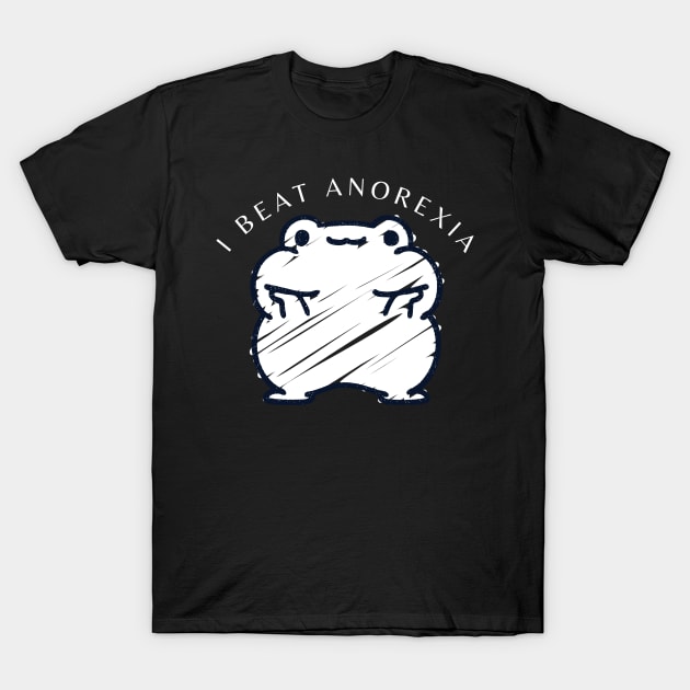 I Beat Anorexia T-Shirt by dudelinart